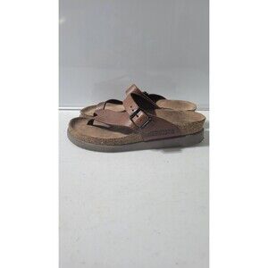 Mephisto Helen Womens Size 36 US 6 Leather Thong Sandals Brown